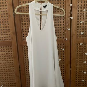 lulu’s groove thing white swing dress